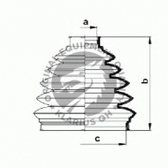 Комплект пыльника QH Benelux QJB876