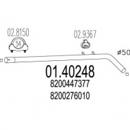 Трубка MTS 01.40248