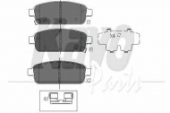 Комплект тормозных колодок KAVO PARTS KBP-1013