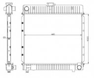 Теплообменник NRF 504250