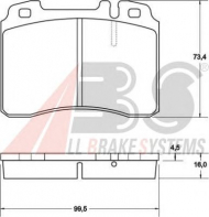 Комплект тормозных колодок A.B.S. 36904