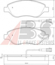 Комплект тормозных колодок A.B.S. 37281 OE