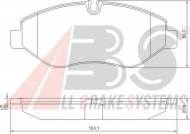 Комплект тормозных колодок A.B.S. 37633