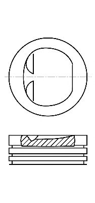 Поршень NÜRAL 87-783700-00