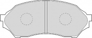 Комплект тормозных колодок NECTO FD6938A