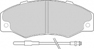 Комплект тормозных колодок NECTO FD6089A