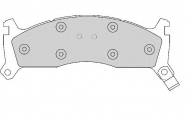 Комплект тормозных колодок NECTO FD6605A