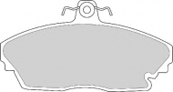 Комплект тормозных колодок NECTO FD6673A