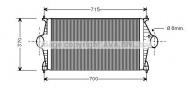 Теплообменник AVA QUALITY COOLING CN4043
