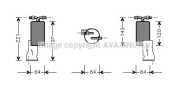 Осушитель AVA QUALITY COOLING CRD066