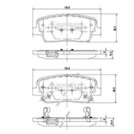 Комплект тормозных колодок NIPPARTS N3610312