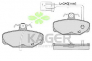 Комплект тормозных колодок KAGER 35-0230