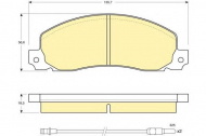 Комплект тормозных колодок GIRLING 6103443