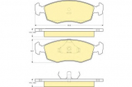 Комплект тормозных колодок GIRLING 6103712