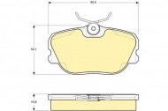 Комплект тормозных колодок GIRLING 6104601