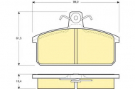 Комплект тормозных колодок GIRLING 6106571