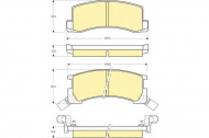 Комплект тормозных колодок GIRLING 6108719