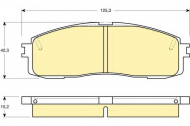 Комплект тормозных колодок GIRLING 6108729