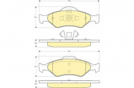 Комплект тормозных колодок GIRLING 6114182