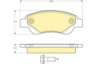 Комплект тормозных колодок GIRLING 6116334