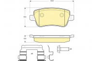Комплект тормозных колодок GIRLING 6116381