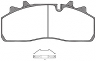 Комплект тормозных колодок KAWE JCA1254.00