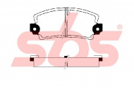 Комплект тормозных колодок sbs 1501223932