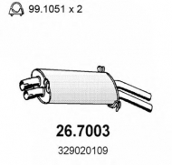 Амортизатор ASSO 26.7003