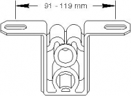 Держатель TOPRAN 104 401