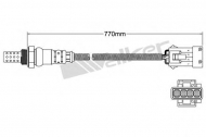 Датчик WALKER PRODUCTS 250-24409