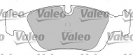 Комплект тормозных колодок VALEO 597163