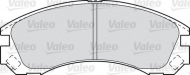 Комплект тормозных колодок VALEO 601020