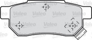 Комплект тормозных колодок VALEO 598286