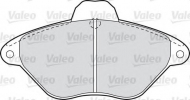 Комплект тормозных колодок VALEO 598383
