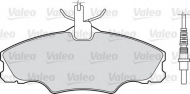 Комплект тормозных колодок VALEO 598068