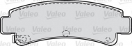 Комплект тормозных колодок VALEO 598826