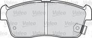 Комплект тормозных колодок VALEO 598733