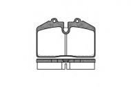Комплект тормозных колодок WOKING P0403.50