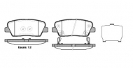 Комплект тормозных колодок WOKING P13743.02