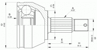 Шарнирный комплект OPEN PARTS CVJ5638.10