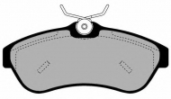 Комплект тормозных колодок Brake ENGINEERING PA1498
