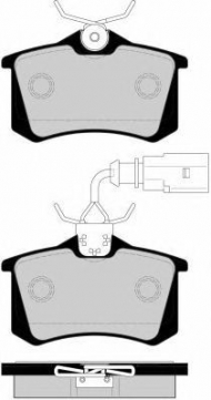 Комплект тормозных колодок Brake ENGINEERING PA1563