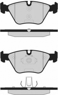 Комплект тормозных колодок Brake ENGINEERING PA1598