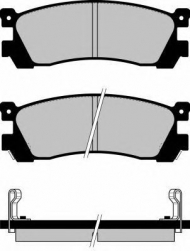 Комплект тормозных колодок Brake ENGINEERING PA551