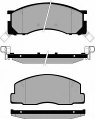 Комплект тормозных колодок Brake ENGINEERING PA846