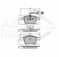 Комплект тормозных колодок COMLINE ADB11311