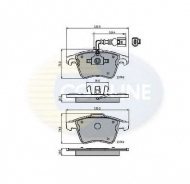 Комплект тормозных колодок COMLINE CBP11311