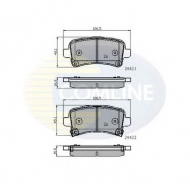 Комплект тормозных колодок COMLINE CBP31795