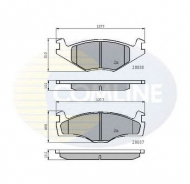 Комплект тормозных колодок COMLINE CBP0148