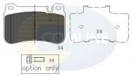 Комплект тормозных колодок COMLINE CBP06007